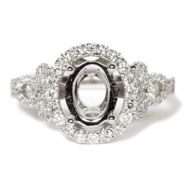 De Beers Forevermark Icon™ Setting Black Square Engagement Ring