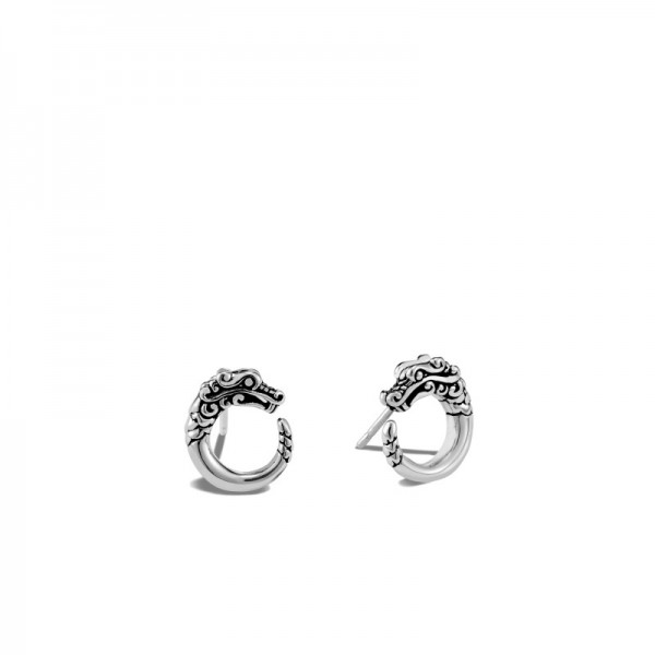 STERLING SILVER LEGENDS NAGA STUD EARRINGS