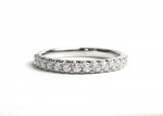 14K WHITE GOLD DIAMOND BAND