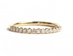 14K YELLOW GOLD DIAMOND BAND