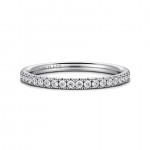 14K WHITE GOLD DIAMOND BAND