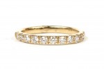 14K YELLOW GOLD DIAMOND BAND