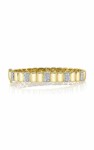 14K YELLOW GOLD DIAMOND BANGLE BRACELET