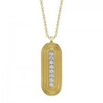 14K YELLOW GOLD DIAMOND NECKLACE