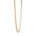 STAINLESS STEEL GOLD TONE CURB CHAIN