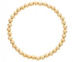 5MM GOLD FILLED BEAD STRETCH BRACELET