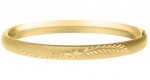 14K GOLD FILLED ENGRAVED BABY BRACELET