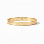 JULIE VOS SAVOY BANGLE GOLD PLATE BANGLE