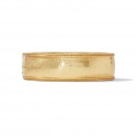 JULIE VOS CANNES HINGE BANGLE GOLD PLATE BRACELET