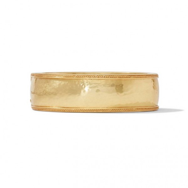 JULIE VOS CANNES HINGE BANGLE GOLD PLATE BRACELET