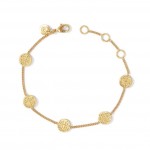 JULIE VOS VALENCIA GOLD PLATED BRACELET