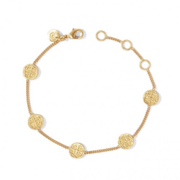 JULIE VOS VALENCIA GOLD PLATED BRACELET