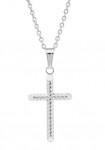 STERLING SILVER CROSS NECKLACE