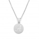 STAINLESS STEEL ALABAMA PENDANT WITH DIAMOND ACCENT