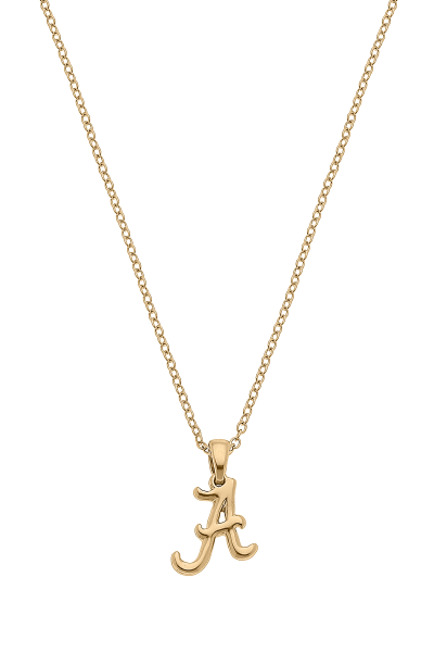 GOLD PLATED ALABAMA A NECKLACE