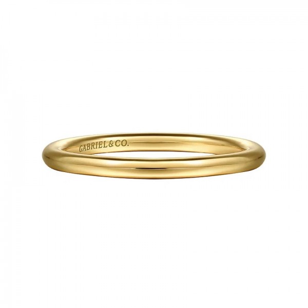 14K YELLOW GOLD WEDDING BAND