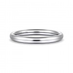 14K WHITE GOLD WEDDING BAND