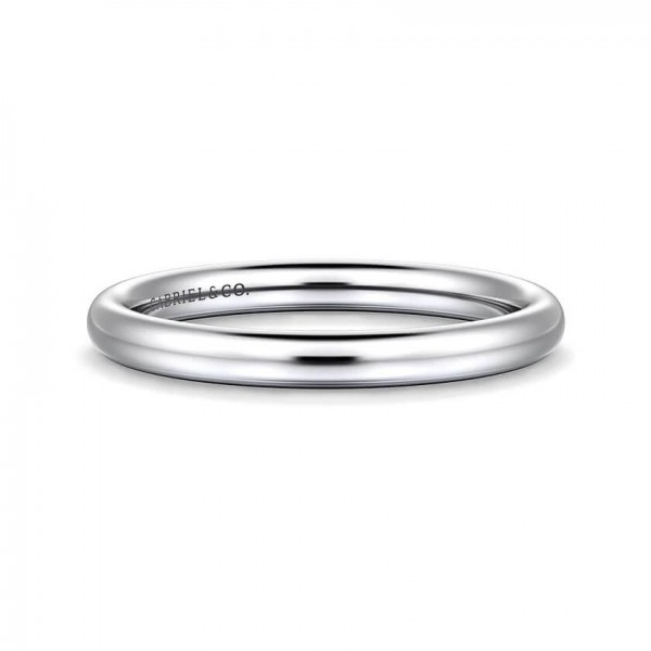 14K WHITE GOLD WEDDING BAND