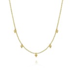 14K YELLOW GOLD BUJUKAN DROPLET NECKLACE