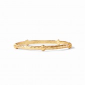 JULIE VOS  SAVANNAH BANGLE MEDIUM GOLD PLATE BRACELET