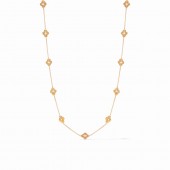 JULIE VOS FLORENTINE STATION GOLD PLATED NECKLACE