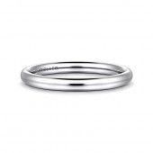 14K WHITE GOLD WEDDING BAND