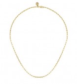 14K YELLOW GOLD 17 INCH PAPERCLIP CHAIN