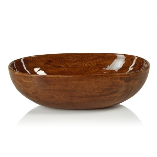 Oval Mango Wood Bowl