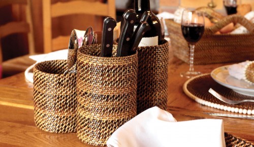 Woven Flatware Caddy