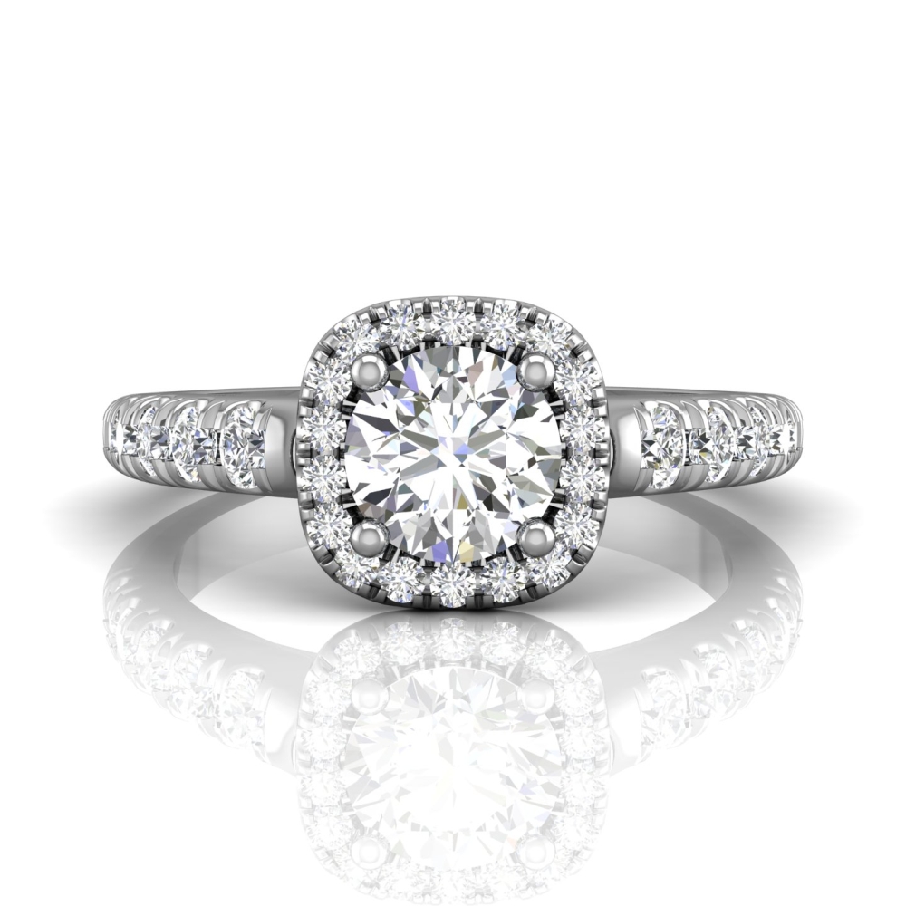 Aura oval-shaped diamond ring | De Beers US